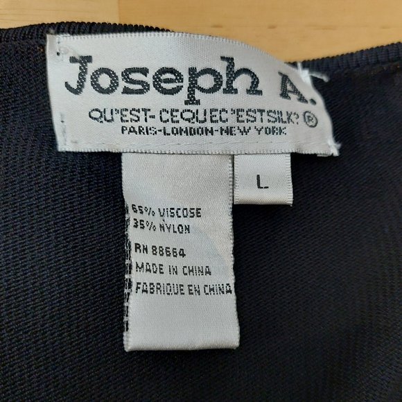 Joseph A. Black Cardigan L/S Metal-Embellished Collar Women's Size Large - Picture 7 of 11